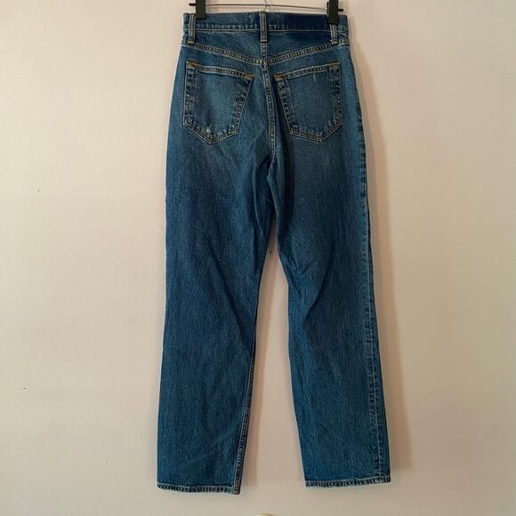 Abercrombie & Fitch Women size 4 / 27 Long Ankle Straight Ultra High Rise Jeans - Picture 7 of 12